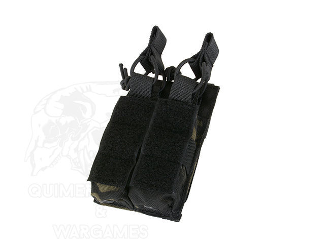 Pouch doble para cargadores de pistola 8Fields - Multicam black