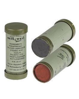Pintura facial bicolor Mil-Tec - Negro/Marron