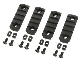 Kit de railes de polimero para M-LOK 4-PC TMC - Negro