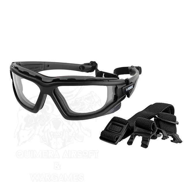 Gafas Balisticas I-Force H2X SLIM Doble lente Transparente Pyramex -  Quimera Airsoft