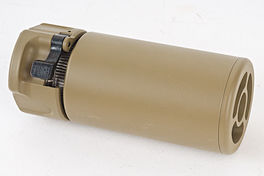 Silenciador Warden 14mm CCW GK Tactical - Tan