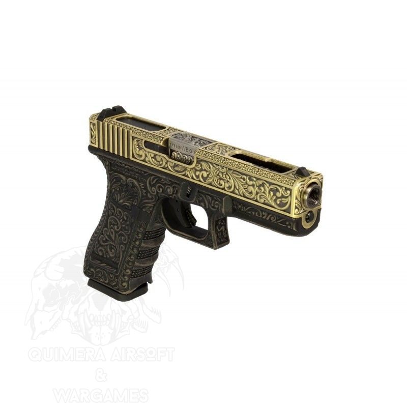 Glock 18C Etched Metal Version GBB WE