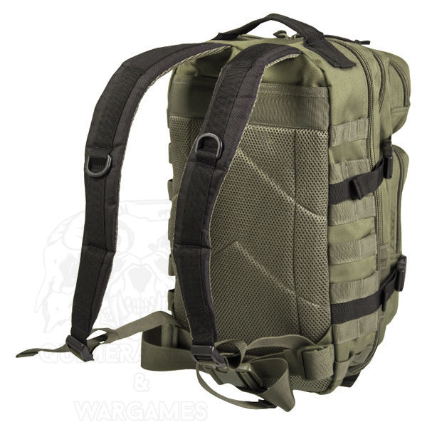 Mochila US Assault Mil-Tec - Ranger Green/Negro 20L. - Quimera Airsoft