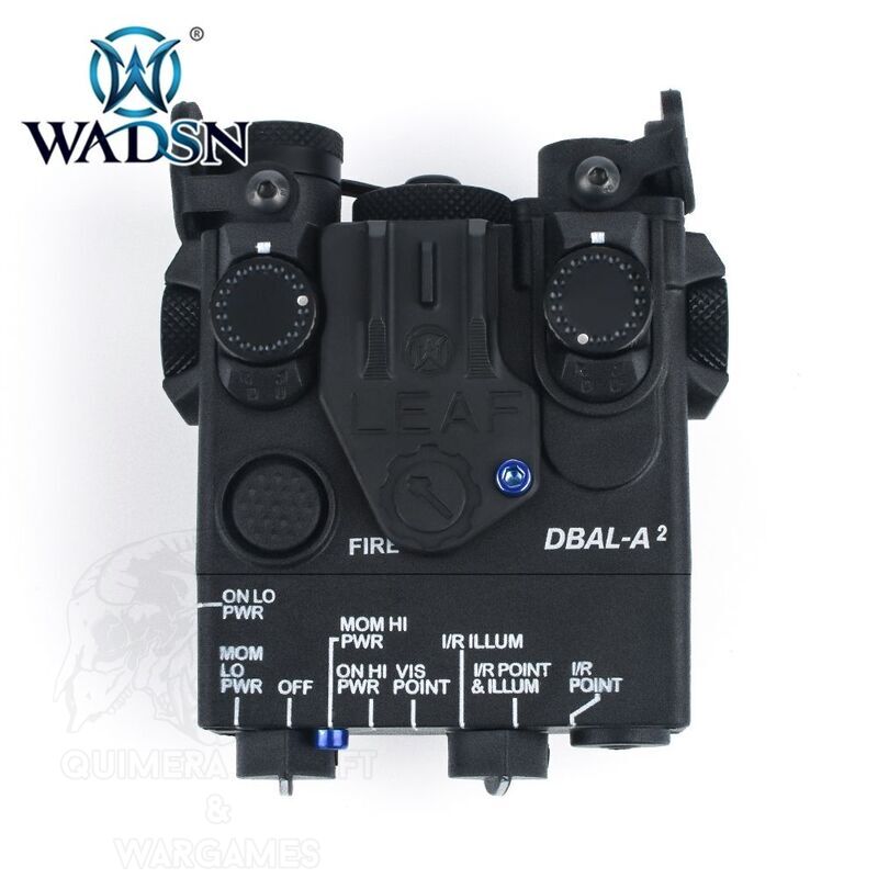 Wadsn dbai-Puntero Láser Azul A2 integrado/dispositivo de puntería luz IR-tan