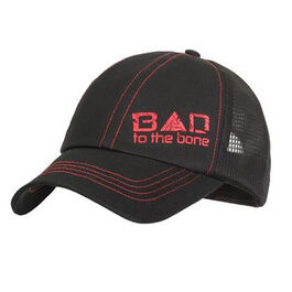 Gorra ventilada Direct Action - Bad To The Bone Feed Cap - Negro
