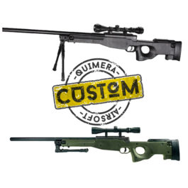 Custom Quimera - L96 MB-01 Preupgraded Well Bipode y Optica - Negro/OD