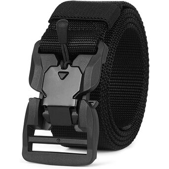 Cinturon con QD Magnetico 3.8cm x 135cm - Negro