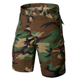 Pantalon corto tactico BDU Ripstop Helikon - US Woodland - M