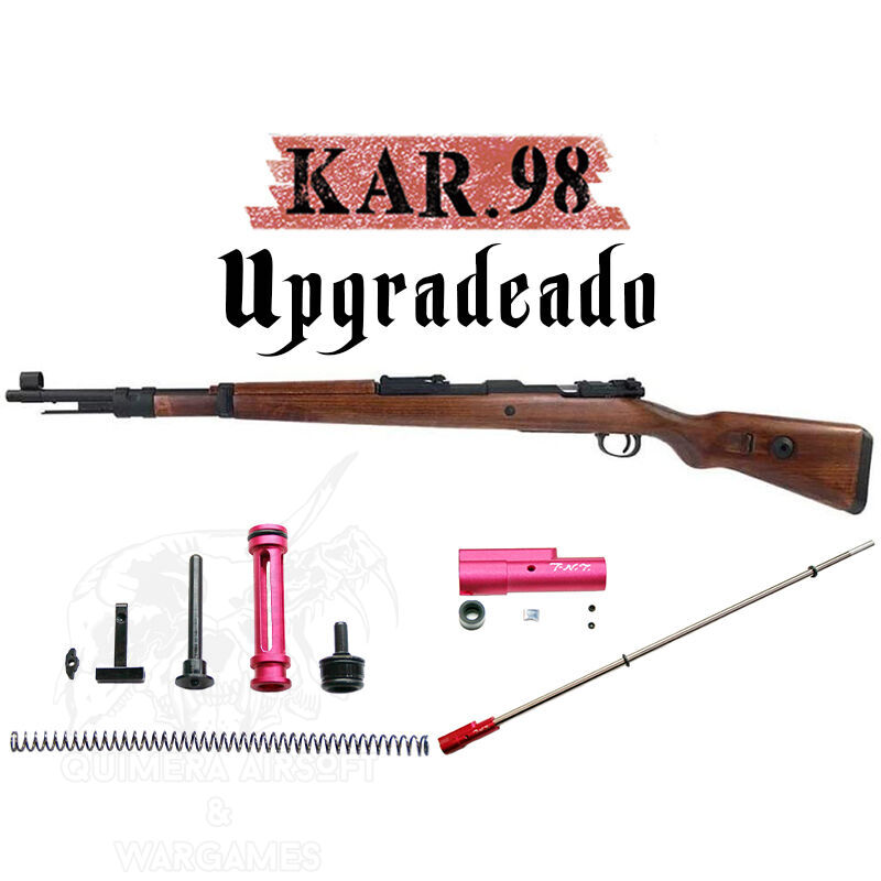 FUSIL MAUSER KAR 98 MUELLE MADERA REAL - SNOW WOLF