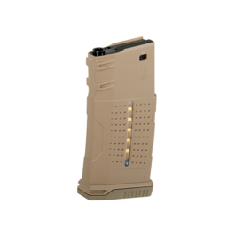 Cargador MidCap para SR25/AR10 con Agarre Mejorado 220bbs BattleAxe - Dark Earth