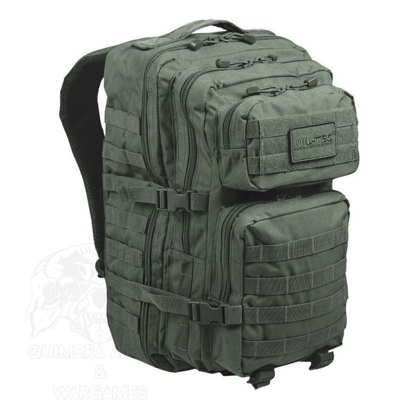 Mochila US Assault Molle Mil-Tec - Foliage Green 36L. - Quimera Airsoft