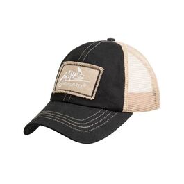 Gorra Trucker Logo - Cotton Ripstop Helikon - Black/Khaki A