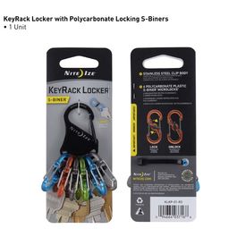 KeyRack Llavero Aluminio 6 Mosquetones Policarbonato Nite Ize - colores