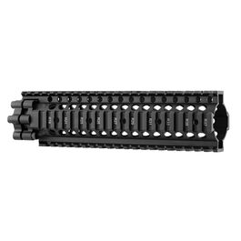 Guardamanos LITE 9" Aluminio CNC Estilo Daniel Defense SHS - Negro