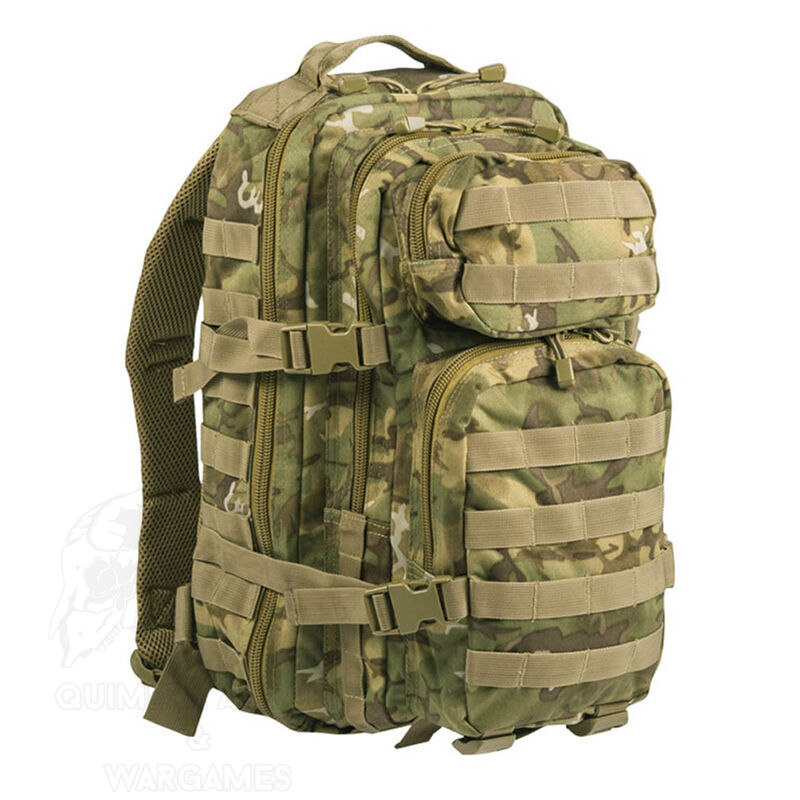 Mochila US Assault Mil-Tec - Woodland Arid 20L. - Quimera Airsoft