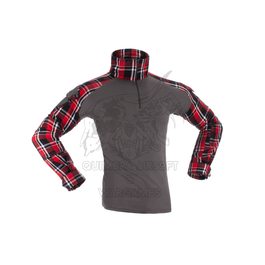 Combat Shirt Invader Gear - Cuadros rojos - L
