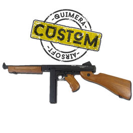 Custom Quimera - Cybergun Fusil Thompson Military M1A1 Imitación Madera