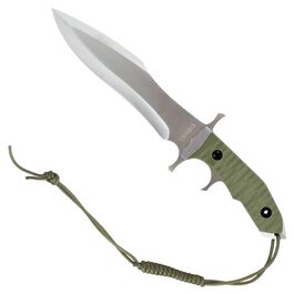 Cuchillo de Caza Rambo V H23cm. con funda de Cuero
