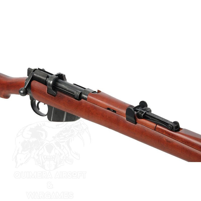 Lee-Enfield SMLE No.1 MKIII Rifle de muelle S&T- Madera Real y Metal -  Quimera Airsoft