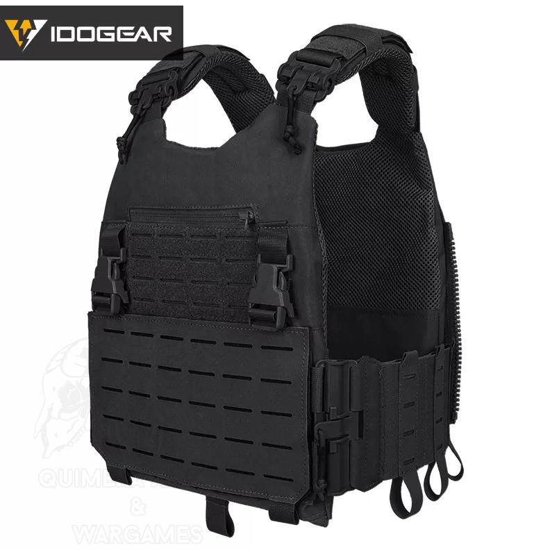 Chaleco airsoft CQB negro /