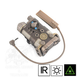NGAL L3 Laser Verde mas Laser IR y linterna con Strobo Aluminio WADSN 
