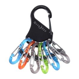 KeyRack Llavero Aluminio 6 Mosquetones Polimero Nite Ize - Colores