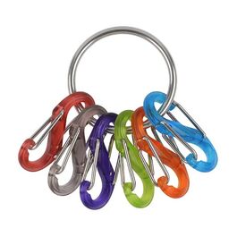 KeyRing Llavero Aluminio 6 Mosquetones Policarbonato Nite Ize - Colores