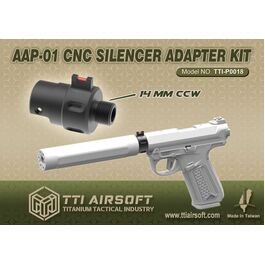Adaptador de silenciador para AAP-01 Assassin TTI Airsoft