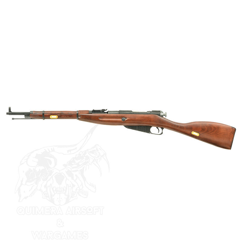 Mosin-Nagant M1938 Rifle de muelle S&T- Madera Real y Metal