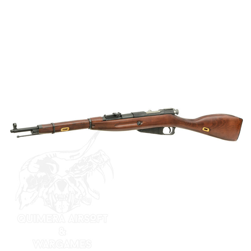Mosin-Nagant M1938 Rifle de muelle S&T- Madera Real y Metal
