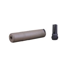 Silenciador QD con bocacha incluida 170x38 Big Dragon - Dark Earth