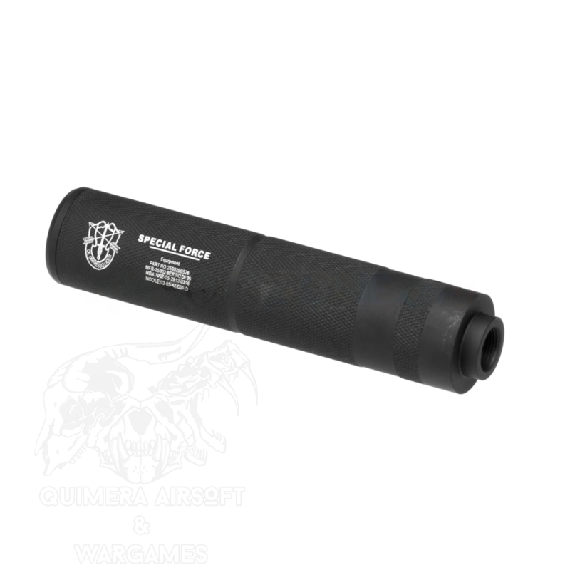 Silenciador 155mm CCW Pirate Arms - Negro - Quimera Airsoft