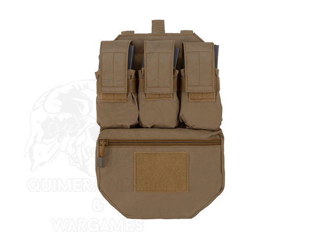 8 Fields Assault Back panel triple pouch + pouch multifuncion Tan