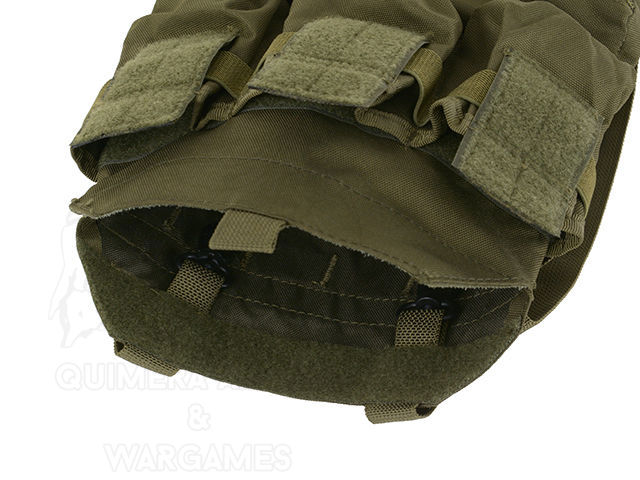 Assault Back panel triple pouch + pouch multifuncion 8Fields - OD