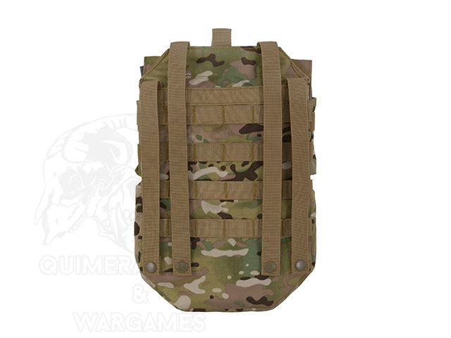 8 Fields Assault Back panel triple pouch + pouch multifuncion Multicam