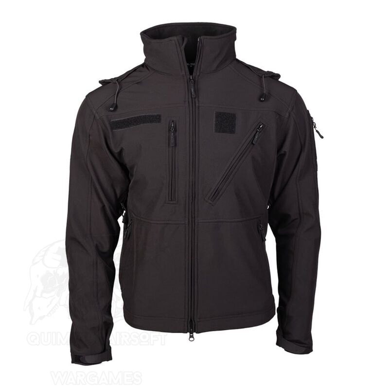SoftShell SCU 14 Mil Tec Negro L Quimera Airsoft