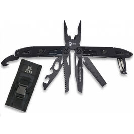 Alicate multiusos táctico con y funda K25 - Negro