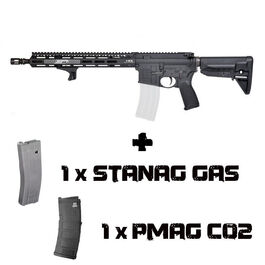 M4 BCM Air MCMR MK2 14,5" GBBR Ver.EU + 1 Cargador Green Gas - VFC - Negro
