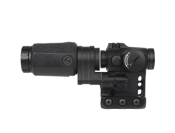 Montura Alta para T1 y T2 con Magnificador Abatible Tipo Spuhr-RDF - Holy Warrior Montura Alta para T1 y T2 con Magnificador Abatible Tipo Spuhr-RDF - Holy Warrior