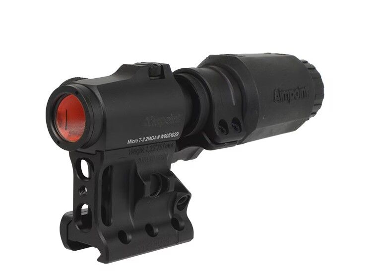 Montura Alta para T1 y T2 con Magnificador Abatible Tipo Spuhr-RDF - Holy Warrior Montura Alta para T1 y T2 con Magnificador Abatible Tipo Spuhr-RDF - Holy Warrior