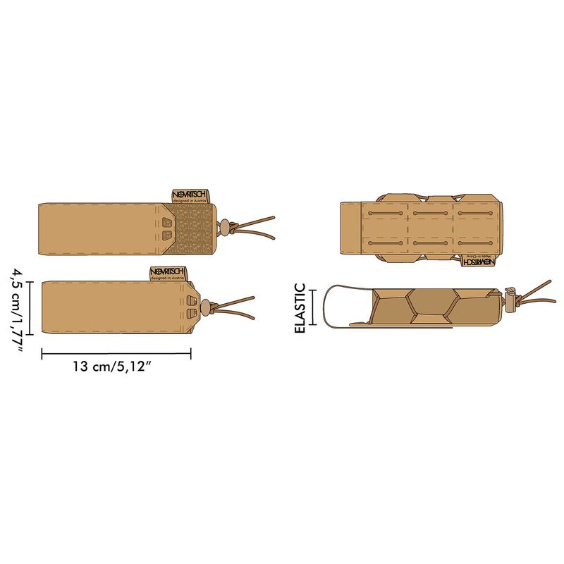 Pouch Horizontal para cargador de Pistola Novritsch - Multicam Tropic Pouch Horizontal para cargador de Pistola Novritsch - Multicam Tropic