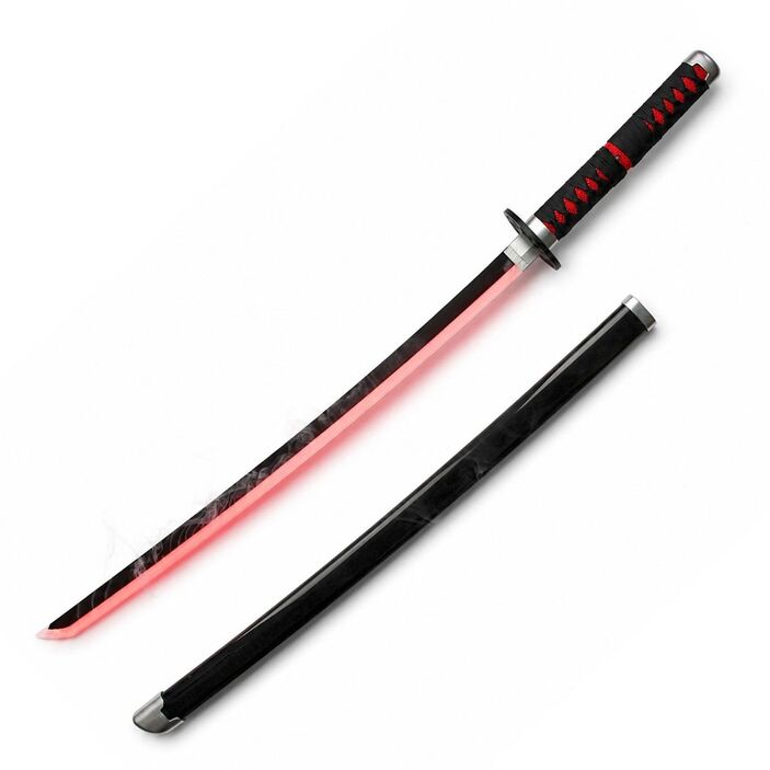 Katana Madera Led Humo Kimetsu No Yaiba/Demon Slayer Tanjiro Aprendiz- Blood Heritage