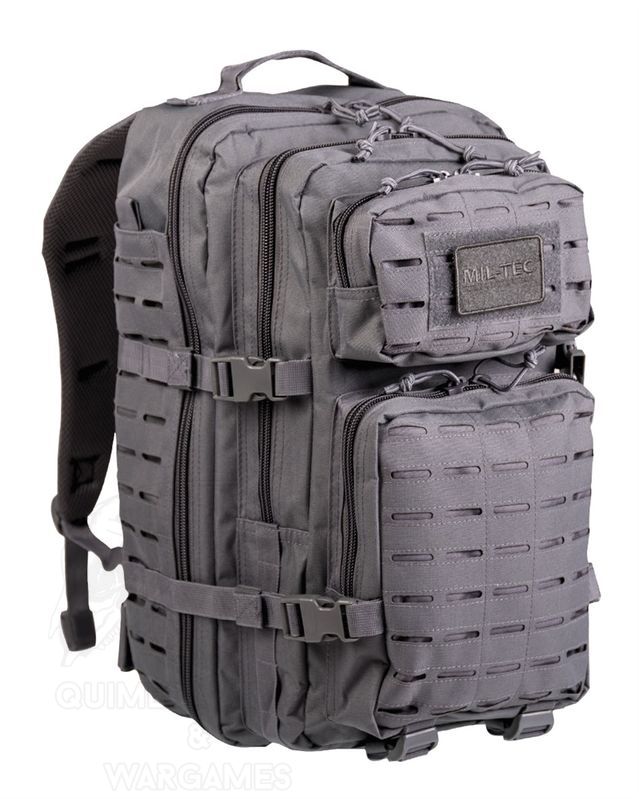 Mochila US Assault Laser Cut Mil-Tec - Urban Grey - 36L. - Quimera Airsoft