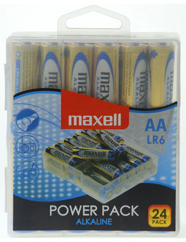 Pack 24 pilas AA Maxell