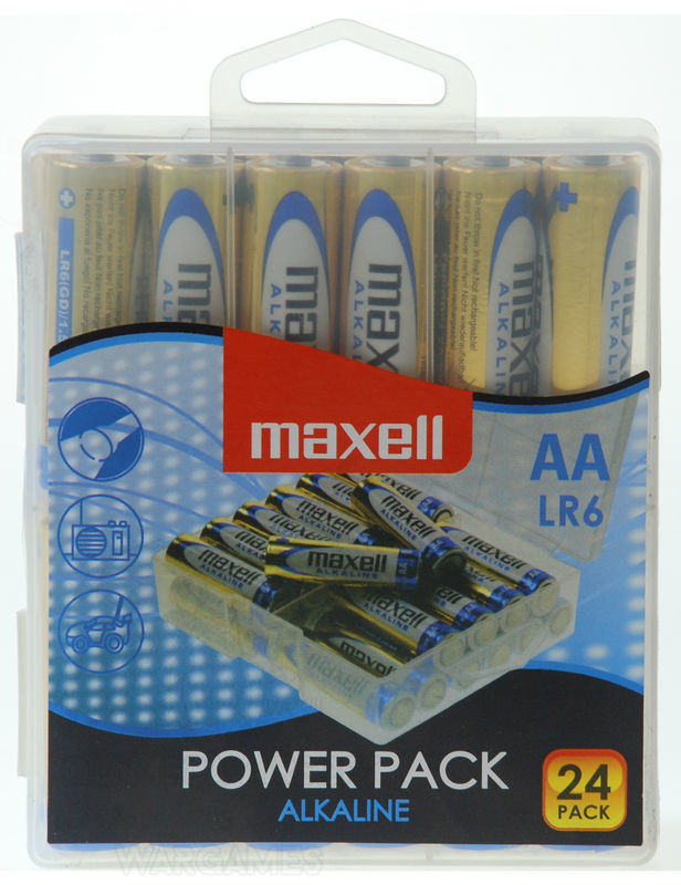 Pack 24 pilas AA Maxell