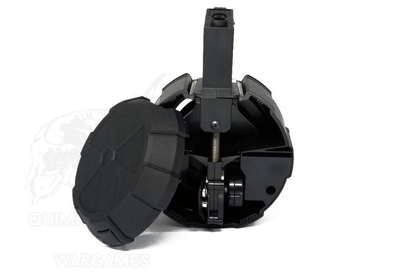 Cargador Drum para M4 1800bbs ICS - Negro